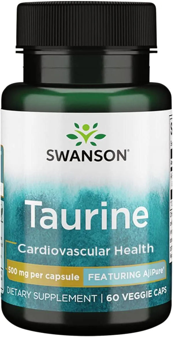 SWANSON - Swanson Taurine 500Mg. 60 Capsulas - The Red Vitamin MX - Suplementos Alimenticios - {{ shop.shopifyCountryName }}