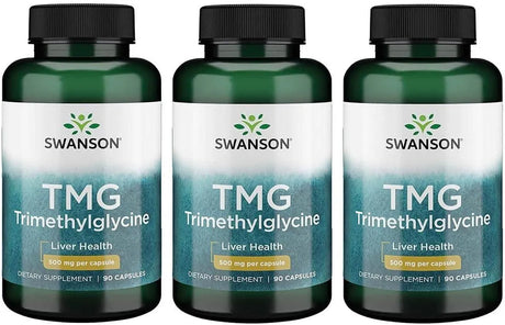 SWANSON - Swanson TMG Trimethylglycine 500Mg. 90 Capsulas 3 Pack - The Red Vitamin MX - Suplementos Alimenticios - {{ shop.shopifyCountryName }}