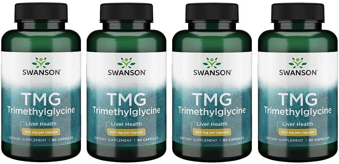 SWANSON - Swanson TMG Trimethylglycine 500Mg. 90 Capsulas 4 Pack - The Red Vitamin MX - Suplementos Alimenticios - {{ shop.shopifyCountryName }}