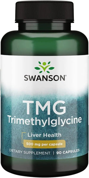 SWANSON - Swanson TMG Trimethylglycine 500Mg. 90 Capsulas - The Red Vitamin MX - Suplementos Alimenticios - {{ shop.shopifyCountryName }}