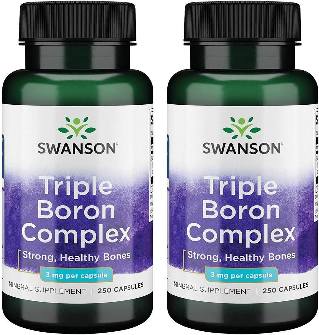 SWANSON - Swanson Triple Boron Complex 3 Mg. 250 Capsulas 2 Pack - The Red Vitamin MX - Suplementos Alimenticios - {{ shop.shopifyCountryName }}