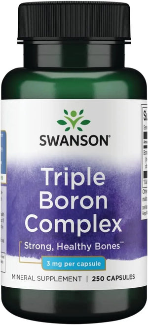 SWANSON - Swanson Triple Boron Complex 3 Mg. 250 Capsulas - The Red Vitamin MX - Suplementos Alimenticios - {{ shop.shopifyCountryName }}