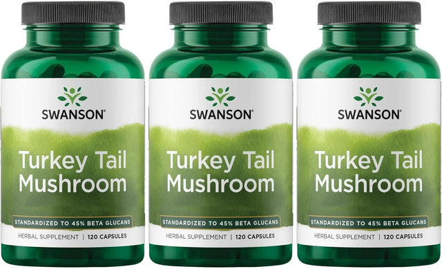 SWANSON - Swanson Turkey Tail Mushroom 500Mg. 120 Capsulas 2 Pack 3 Pack - The Red Vitamin MX - Suplementos Alimenticios - {{ shop.shopifyCountryName }}