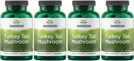 SWANSON - Swanson Turkey Tail Mushroom 500Mg. 120 Capsulas 2 Pack 4 Pack - The Red Vitamin MX - Suplementos Alimenticios - {{ shop.shopifyCountryName }}