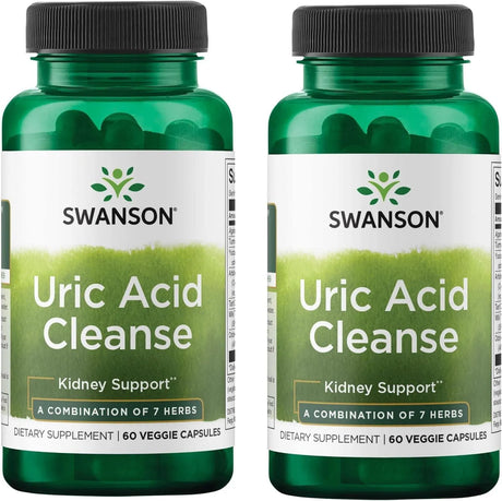 SWANSON - Swanson Uric Acid Cleanse 60 Capsulas 2 Pack - The Red Vitamin MX - Suplementos Alimenticios - {{ shop.shopifyCountryName }}