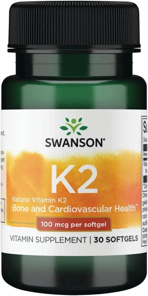 SWANSON - Swanson Vitamin K2 30 Capsulas Blandas - The Red Vitamin MX - Suplementos Alimenticios - {{ shop.shopifyCountryName }}