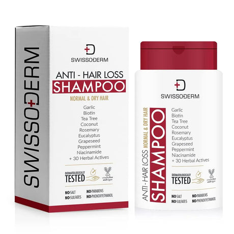 SWISSODERM - SWISSODERM Anti Hair Loss Shampoo 300Ml. - The Red Vitamin MX - Shampoo Para Cabello - {{ shop.shopifyCountryName }}