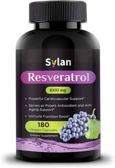 SYLAN - SYLAN Trans Resveratrol 1000Mg. 180 Capsulas - The Red Vitamin MX - Suplementos Alimenticios - {{ shop.shopifyCountryName }}