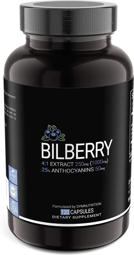 SYMNUTRITION - SYMNUTRITION Bilberry Extract 1000Mg. 120 Capsulas - The Red Vitamin MX - Suplementos Alimenticios - {{ shop.shopifyCountryName }}