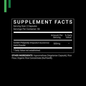 SYMNUTRITION - SYMNUTRITION Polypodium Leucotomos 500Mg. 180 Capsulas - The Red Vitamin MX - Suplementos Alimenticios - {{ shop.shopifyCountryName }}