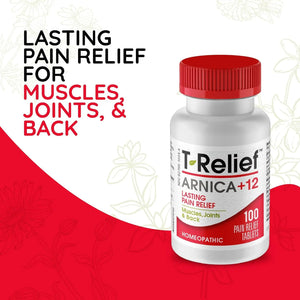 T-RELIEF - T-Relief Arnica +12 Natural Relieving Actives 100 Tabletas 2 Pack - The Red Vitamin MX - Suplementos Alimenticios - {{ shop.shopifyCountryName }}