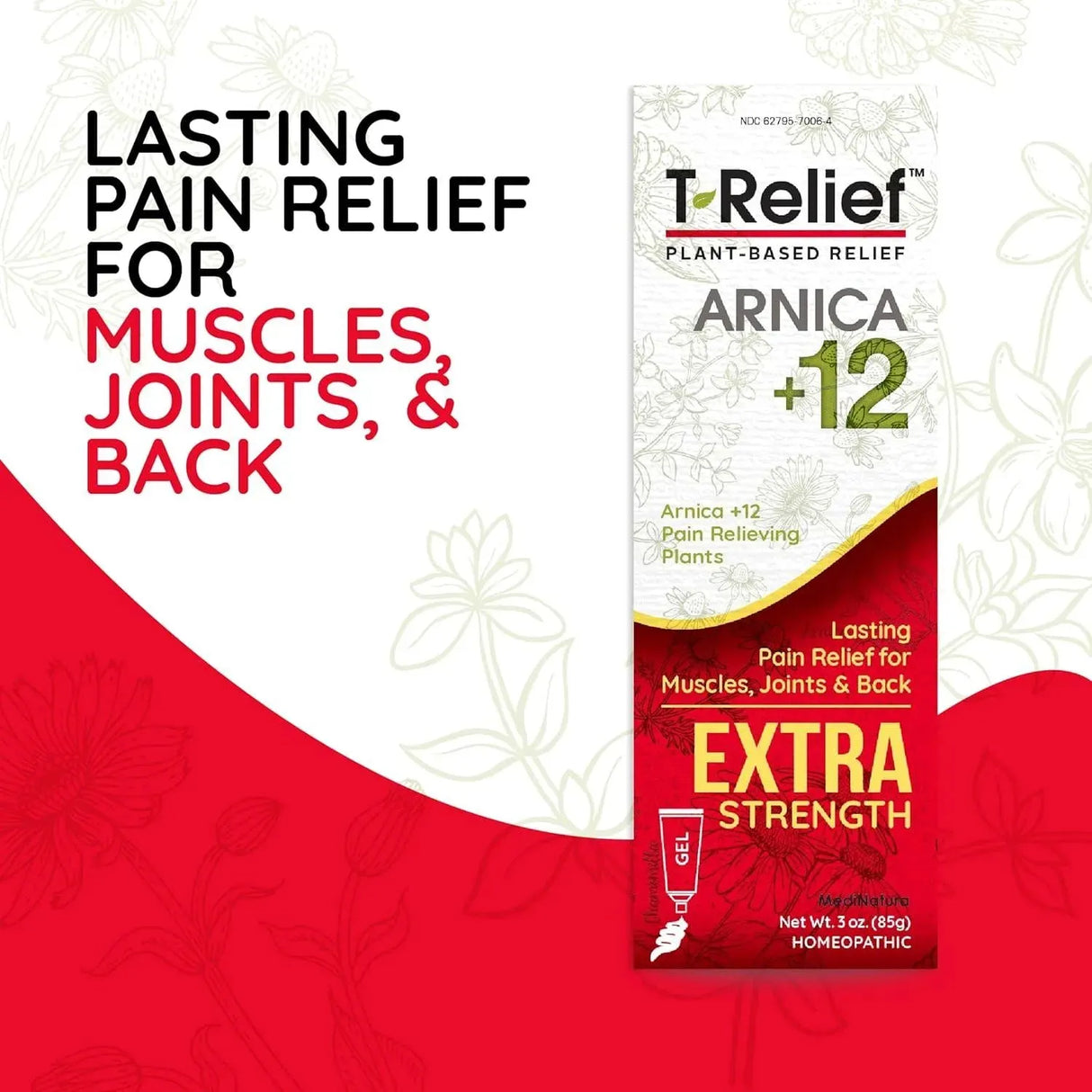 T-RELIEF - T-Relief Extra Strength Gel Arnica +12 3 Oz. - The Red Vitamin MX - Suplementos Alimenticios - {{ shop.shopifyCountryName }}