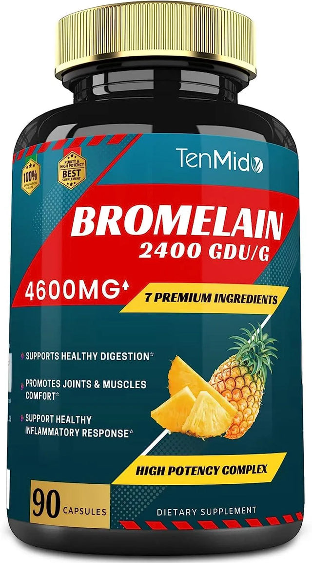 TENMIDO - Tenmido Bromelain Extract 4600Mg. 90 Capsulas - The Red Vitamin MX - Suplementos Alimenticios - {{ shop.shopifyCountryName }}