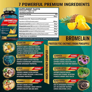 TENMIDO - Tenmido Bromelain Extract 4600Mg. 90 Capsulas - The Red Vitamin MX - Suplementos Alimenticios - {{ shop.shopifyCountryName }}