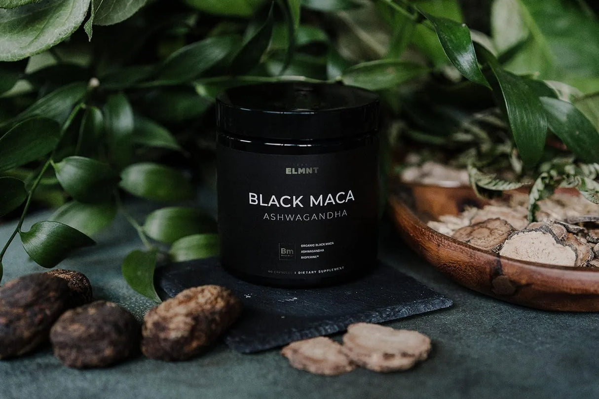 TERRA ELMNT - ELMNT Strength Organic Black Maca Root with Ashwagandha 60 Capsulas - The Red Vitamin MX - Suplementos Alimenticios - {{ shop.shopifyCountryName }}