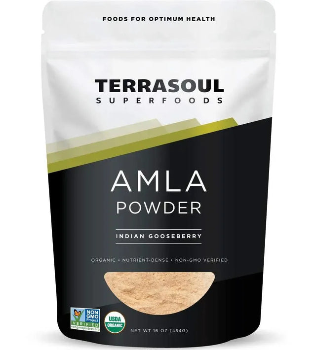 TERRASOUL SUPERFOODS - Terrasoul Superfoods Organic Amla Berry Powder 454Gr. - The Red Vitamin MX - Suplementos Alimenticios - {{ shop.shopifyCountryName }}