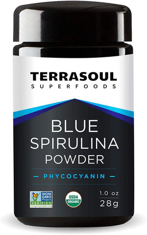 TERRASOUL SUPERFOODS - Terrasoul Superfoods Organic Blue Spirulina Powder 28Gr. - The Red Vitamin MX - Suplementos Alimenticios - {{ shop.shopifyCountryName }}