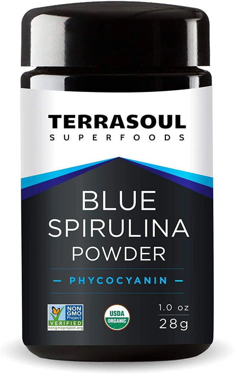 TERRASOUL SUPERFOODS - Terrasoul Superfoods Organic Blue Spirulina Powder 28Gr. - The Red Vitamin MX - Suplementos Alimenticios - {{ shop.shopifyCountryName }}