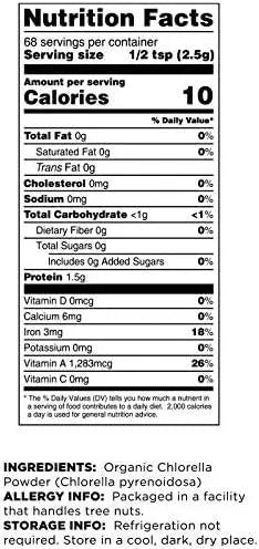 TERRASOUL SUPERFOODS - Terrasoul Superfoods Organic Chlorella Powder 340Gr. - The Red Vitamin MX - Suplementos Alimenticios - {{ shop.shopifyCountryName }}