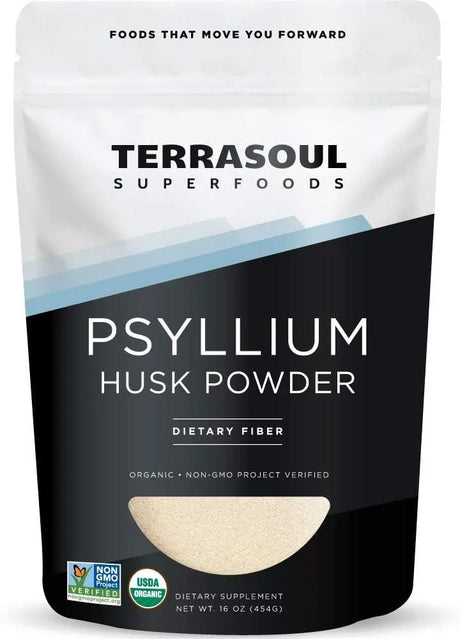 TERRASOUL SUPERFOODS - Terrasoul Superfoods Organic Psyllium Husk Powder 454Gr. - The Red Vitamin MX - Suplementos Alimenticios - {{ shop.shopifyCountryName }}