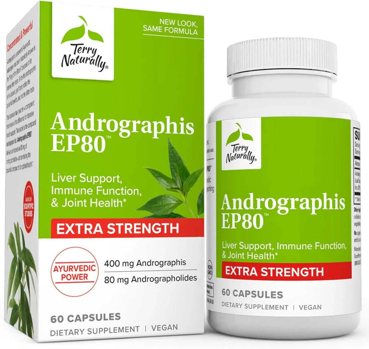 TERRY NATURALLY - Terry Naturally Andrographis EP80 Extra Strength 60 Capsulas - The Red Vitamin MX - Suplementos Alimenticios - {{ shop.shopifyCountryName }}