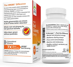 TERRY NATURALLY - Terry Naturally HRG80 Red Ginseng Energy 30 Capsulas - The Red Vitamin MX - Suplementos Alimenticios - {{ shop.shopifyCountryName }}