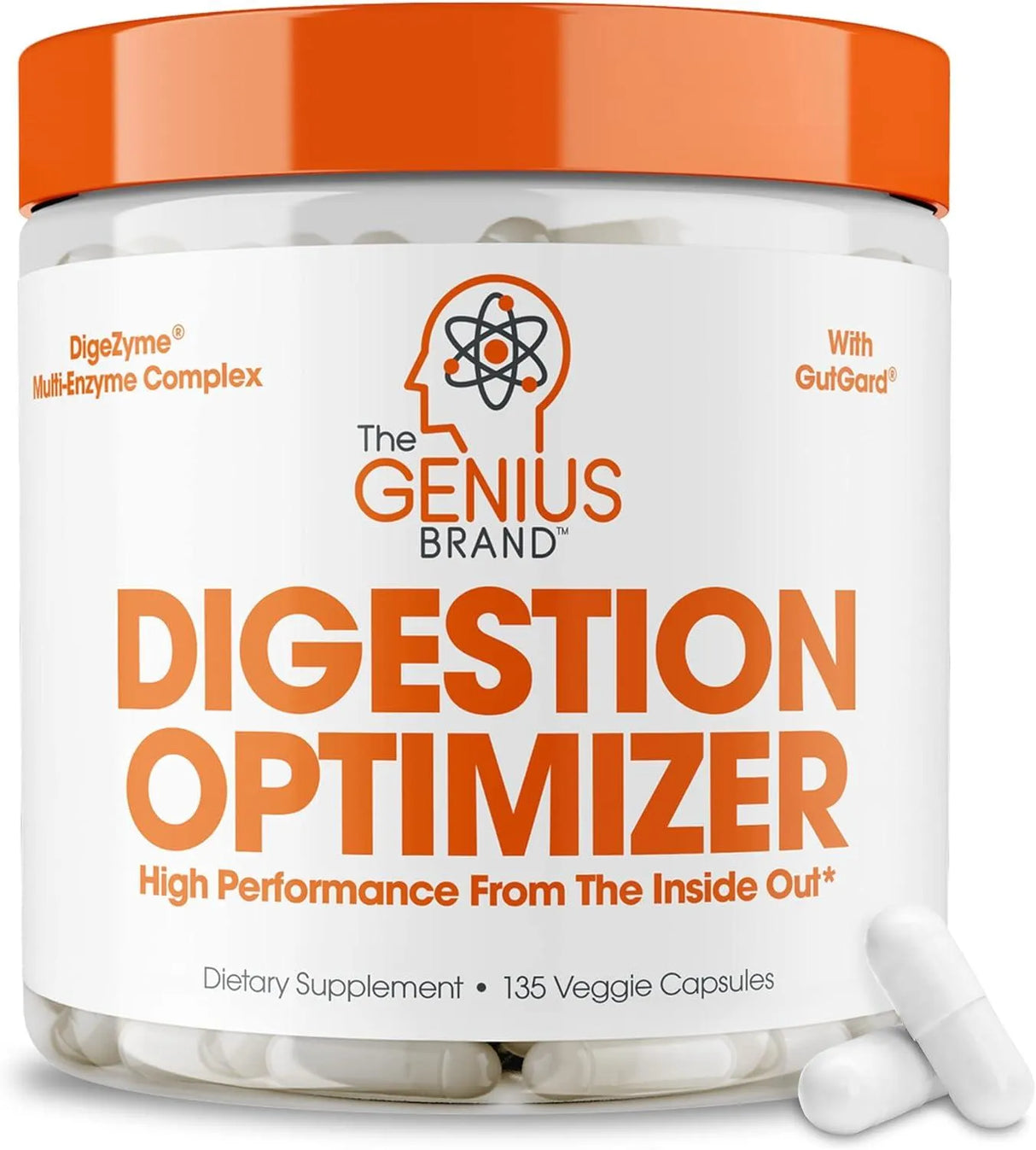 THE GENIUS BRAND - Genius Digestive Enzymes 135 Capsulas - The Red Vitamin MX - Suplementos Alimenticios - {{ shop.shopifyCountryName }}