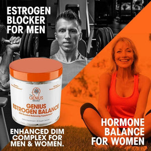 THE GENIUS BRAND - Genius Estrogen Balance DIM Supplement 30 Capsulas - The Red Vitamin MX - Suplementos Alimenticios - {{ shop.shopifyCountryName }}