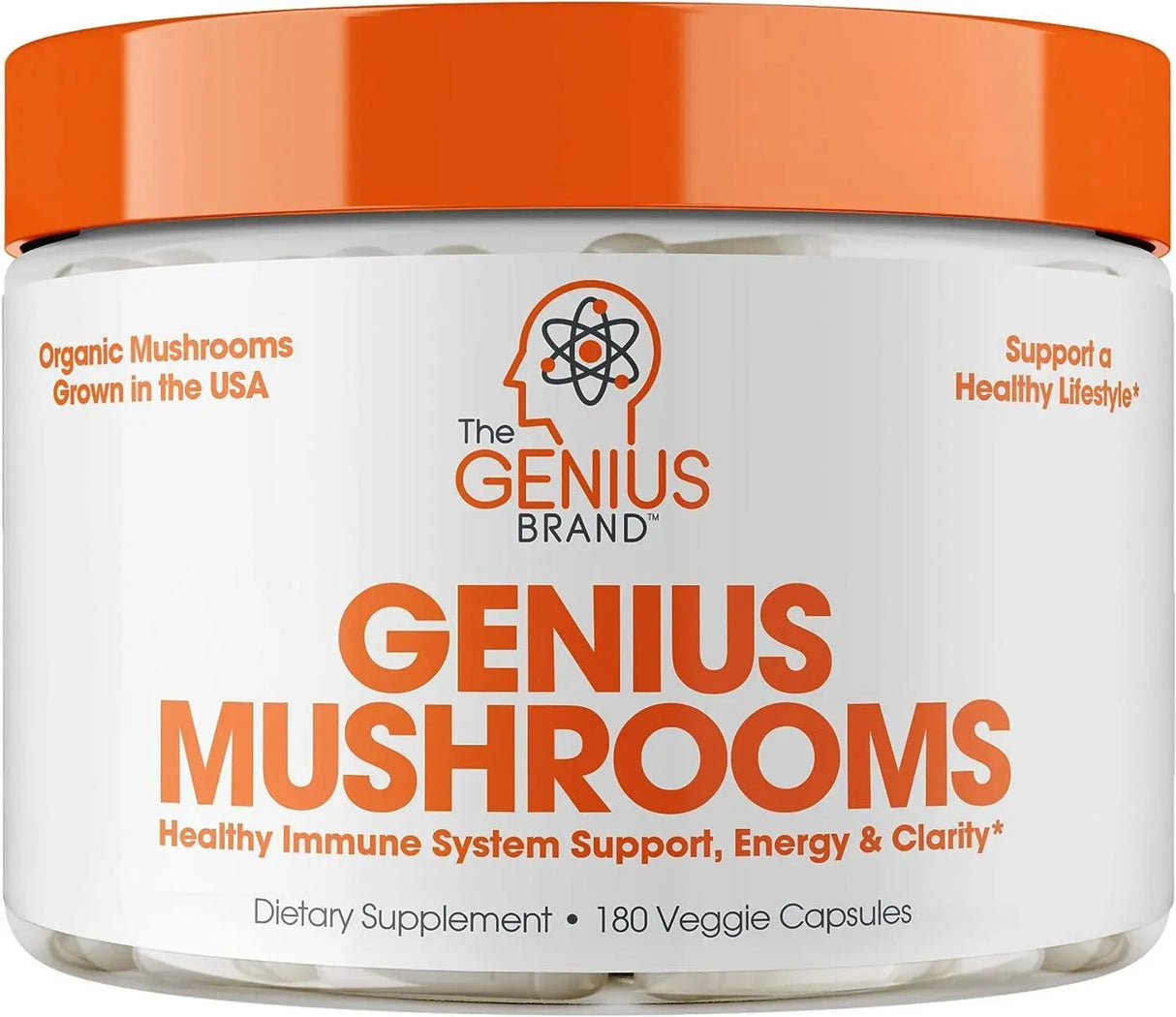 THE GENIUS BRAND - The Genius Brand Lions Mane, Cordyceps and Reishi 180 Capsulas - The Red Vitamin MX - Suplementos Alimenticios - {{ shop.shopifyCountryName }}