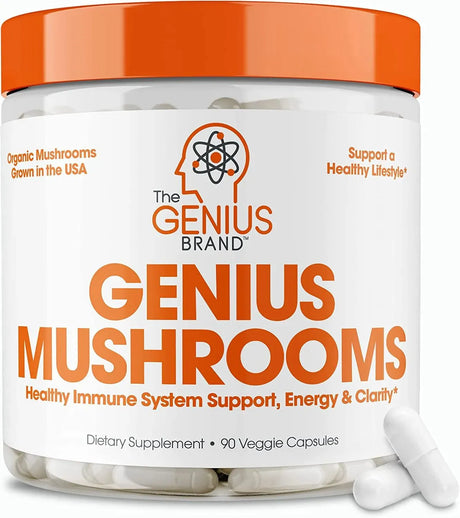 THE GENIUS BRAND - The Genius Brand Lions Mane, Cordyceps and Reishi 90 Capsulas - The Red Vitamin MX - Suplementos Alimenticios - {{ shop.shopifyCountryName }}