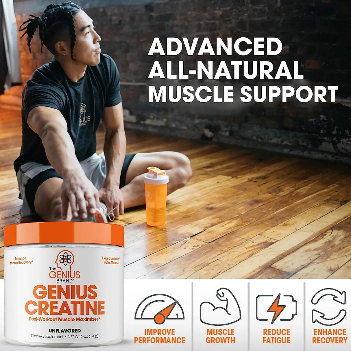 THE GENIUS BRAND - The Genius Brand Micronized Creatine Monohydrate Powder 170Gr. - The Red Vitamin MX - Suplementos Alimenticios - {{ shop.shopifyCountryName }}