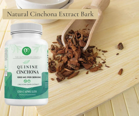 THE SUPERMOM COMPANY - The Supermom Company Quinine Cinchona Bark Extract 1000Mg. 120 Capsulas 2 Pack - The Red Vitamin MX - Suplementos Alimenticios - {{ shop.shopifyCountryName }}