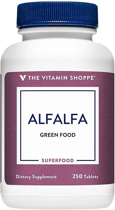 THE VITAMIN SHOPPE - The Vitamin Shoppe Alfalfa 500Mg. 250 Tabletas - The Red Vitamin MX - Suplementos Alimenticios - {{ shop.shopifyCountryName }}