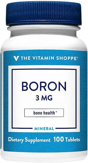 THE VITAMIN SHOPPE - The Vitamin Shoppe Boron 3 Mg. 100 Tabletas - The Red Vitamin MX - Suplementos Alimenticios - {{ shop.shopifyCountryName }}