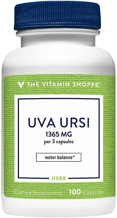 THE VITAMIN SHOPPE - The Vitamin Shoppe Uva Ursi 1,365Mg. 100 Capsulas - The Red Vitamin MX - Suplementos Alimenticios - {{ shop.shopifyCountryName }}