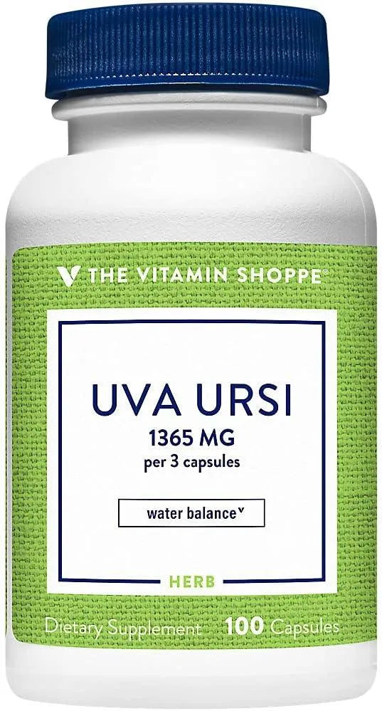 THE VITAMIN SHOPPE - The Vitamin Shoppe Uva Ursi 1,365Mg. 100 Capsulas - The Red Vitamin MX - Suplementos Alimenticios - {{ shop.shopifyCountryName }}