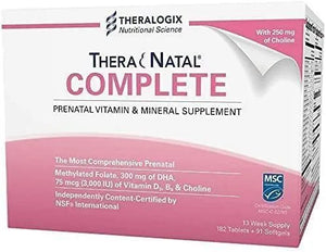 THERALOGIX - Theralogix TheraNatal Complete Prenatal Vitamin 182 Tabletas y 91 Capsulas Blandas - The Red Vitamin MX - Suplementos Alimenticios - {{ shop.shopifyCountryName }}