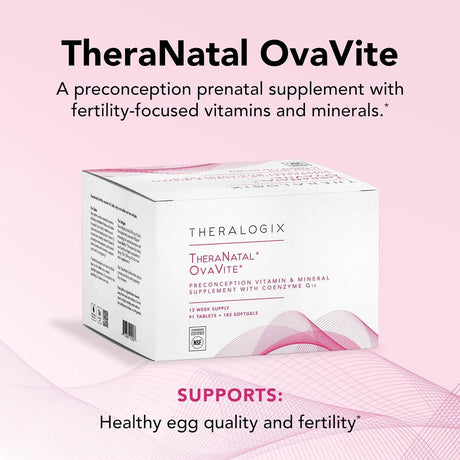 THERALOGIX - Theralogix TheraNatal OvaVite Preconception Vitamins 91 Tabletas y 182 Capsulas Blandas - The Red Vitamin MX - Suplementos Alimenticios - {{ shop.shopifyCountryName }}