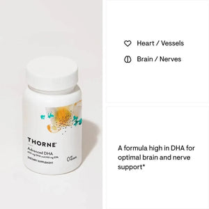 THORNE RESEARCH - Thorne Advanced DHA 650Mg. DHA and 200Mg. of EPA 60 Capsulas Blandas - The Red Vitamin MX - Suplementos Alimenticios - {{ shop.shopifyCountryName }}