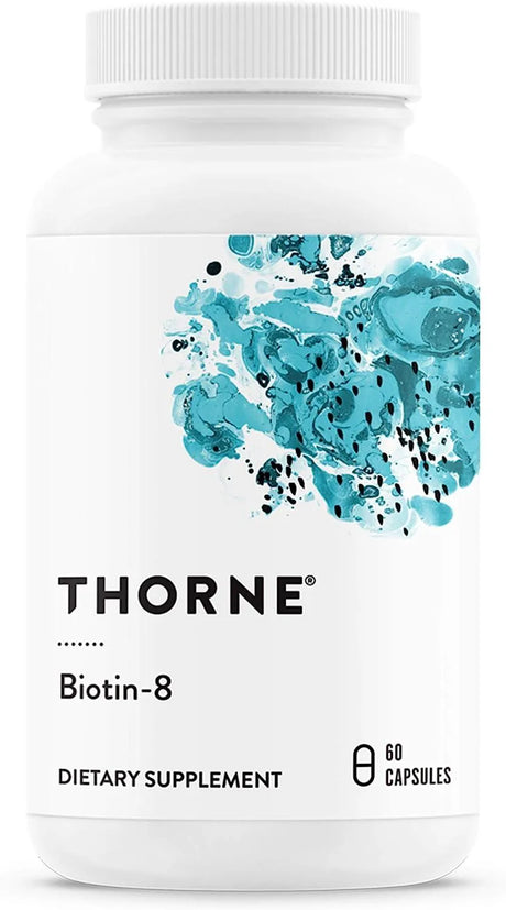 THORNE RESEARCH - Thorne Biotin 8 60 Capsulas - The Red Vitamin MX - Suplementos Alimenticios - {{ shop.shopifyCountryName }}