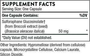 THORNE RESEARCH - Thorne Crucera-SGS Broccoli Seed Sulforaphane 60 Capsulas - The Red Vitamin MX - Suplementos Alimenticios - {{ shop.shopifyCountryName }}