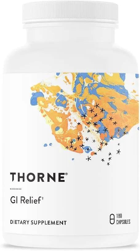 THORNE RESEARCH - THORNE GI Relief Supports Gut Health & Bloating Relief 180 Capsulas - The Red Vitamin MX - Suplementos Alimenticios - {{ shop.shopifyCountryName }}