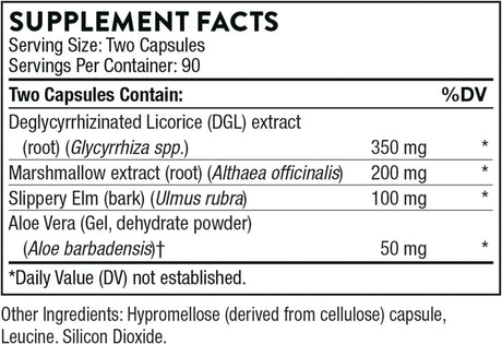 THORNE RESEARCH - THORNE GI Relief Supports Gut Health & Bloating Relief 180 Capsulas - The Red Vitamin MX - Suplementos Alimenticios - {{ shop.shopifyCountryName }}