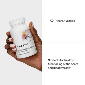 THORNE RESEARCH - THORNE Heart Health Complex with CoQ10, Taurine and Hawthorn 90 Capsulas - The Red Vitamin MX - Suplementos Alimenticios - {{ shop.shopifyCountryName }}