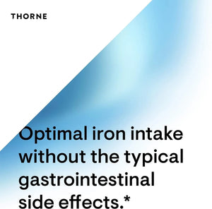 THORNE RESEARCH - Thorne Iron Bisglycinate 25Mg. 60 Capsulas - The Red Vitamin MX - Suplementos Alimenticios - {{ shop.shopifyCountryName }}