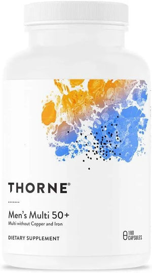 THORNE RESEARCH - Thorne Men's Multi 50+ 180 Capsulas - The Red Vitamin MX - Suplementos Alimenticios - {{ shop.shopifyCountryName }}