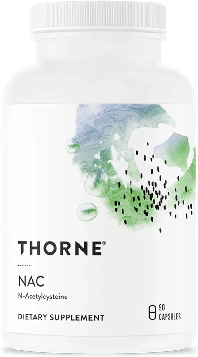 THORNE RESEARCH - Thorne NAC N-Acetylcysteine 500Mg. 90 Capsulas - The Red Vitamin MX - Suplementos Alimenticios - {{ shop.shopifyCountryName }}