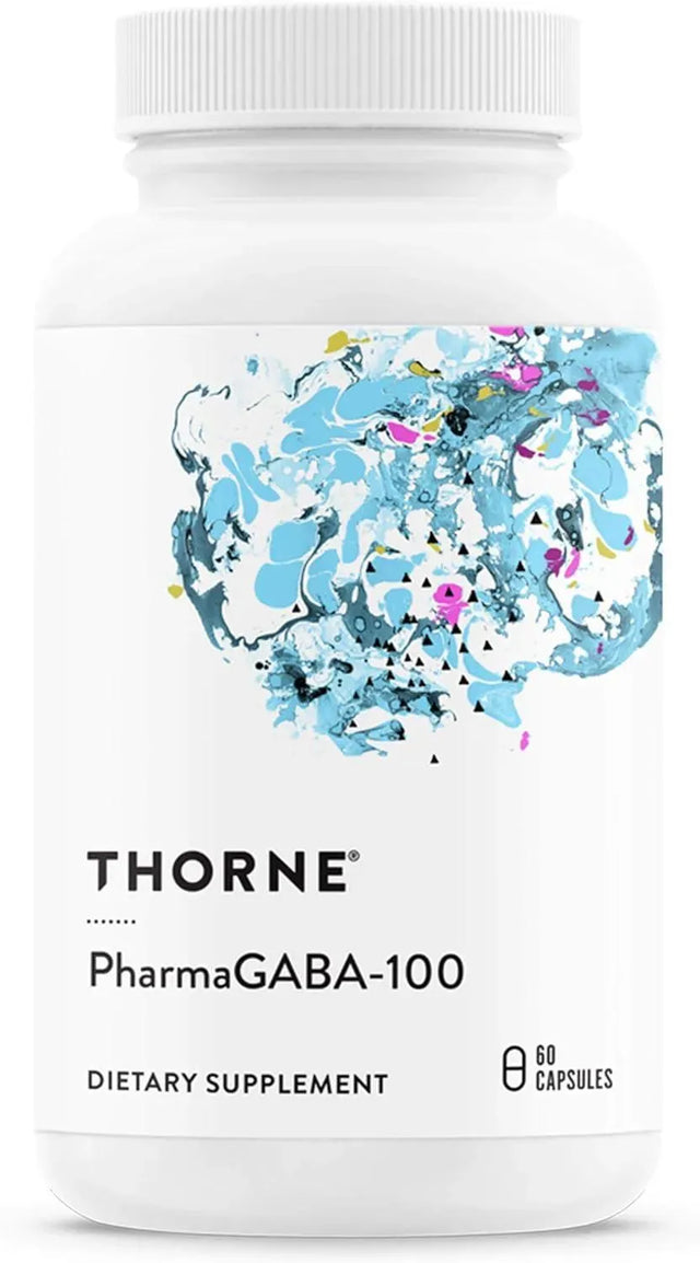 THORNE RESEARCH - THORNE PharmaGABA-100 100Mg. 60 Capsulas - The Red Vitamin MX - Suplementos Alimenticios - {{ shop.shopifyCountryName }}