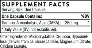 THORNE RESEARCH - THORNE PharmaGABA-250 250Mg. 60 Capsulas - The Red Vitamin MX - Suplementos Alimenticios - {{ shop.shopifyCountryName }}