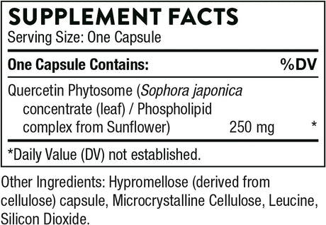 THORNE RESEARCH - Thorne Quercetin Phytosome 60 Capsulas - The Red Vitamin MX - Suplementos Alimenticios - {{ shop.shopifyCountryName }}